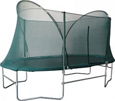 Батут Super Tramp овальный 2,85*4,8 метра  с защитной сеткой TR-1670-04